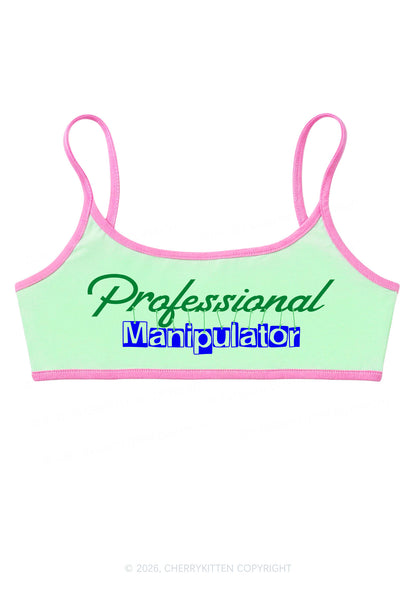 Professional Manipulator Y2K Super Crop Cami Cherrykitten