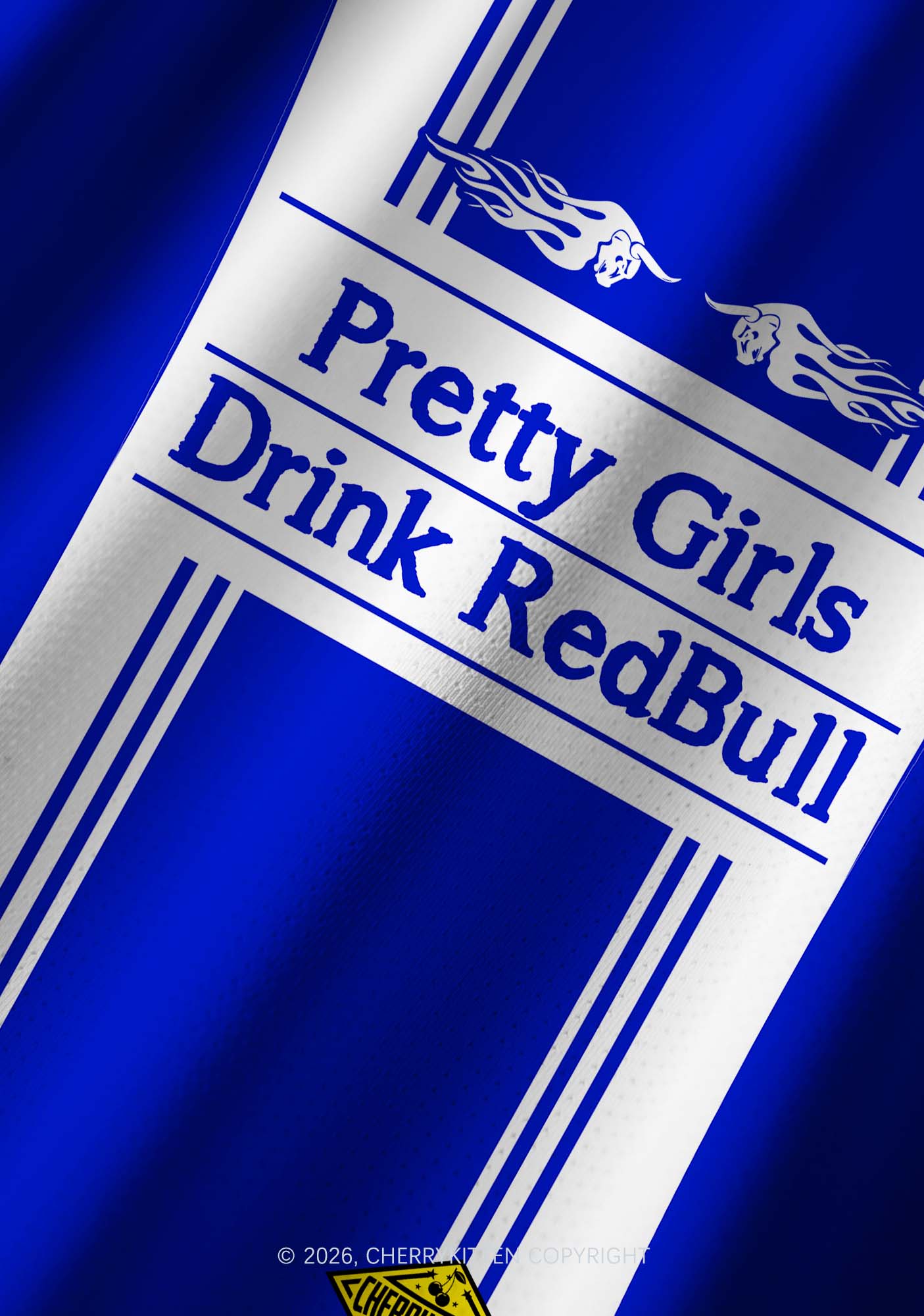 Girls Drink Red Y2K Football Jersey Shirts Cherrykitten