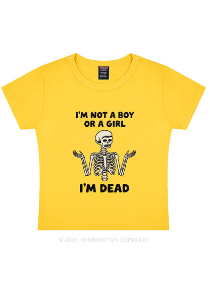 Im Not A Boy Or A Girl Pride Y2K Baby Tee Cherrykitten