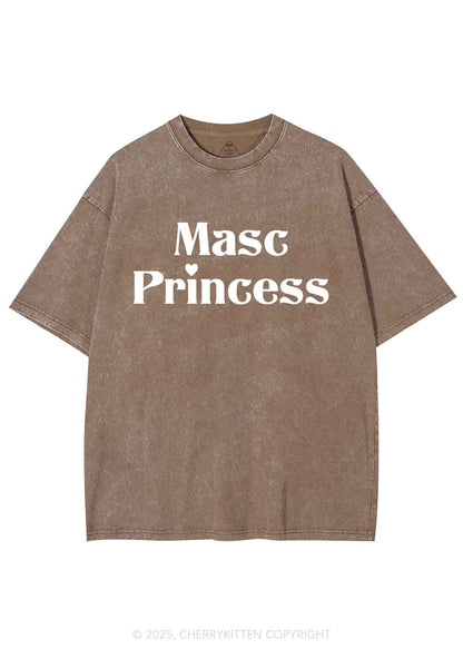 Masc Princess Pride Y2K Shirts Washed Tee Cherrykitten