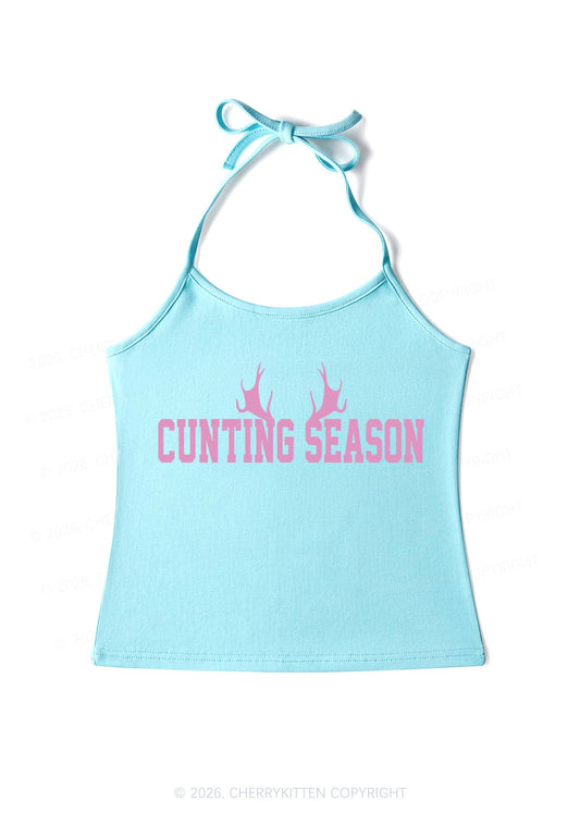 Cunting Season Y2K Halter Neck Cami Cherrykitten