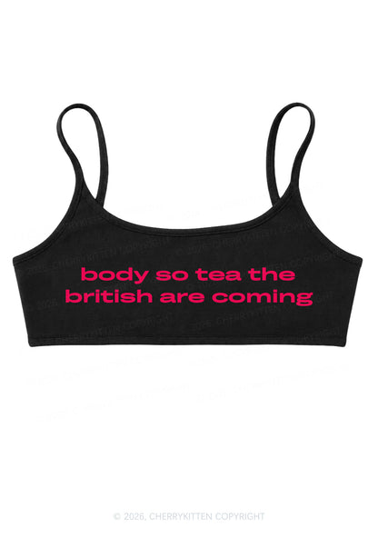 Body So Tea Y2K Super Crop Cami Cherrykitten