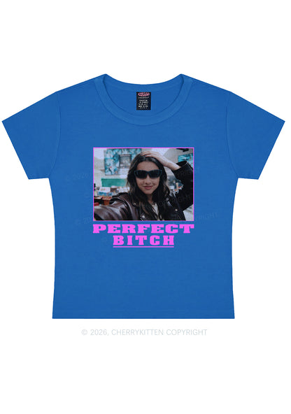 Custom Perfect Bxxch Y2K Baby Tee Cherrykitten