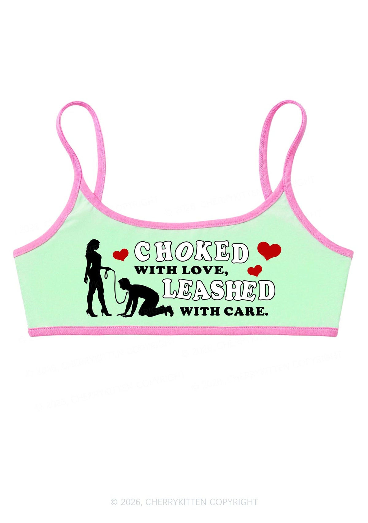 Choked With Love Y2K Super Crop Cami Cherrykitten