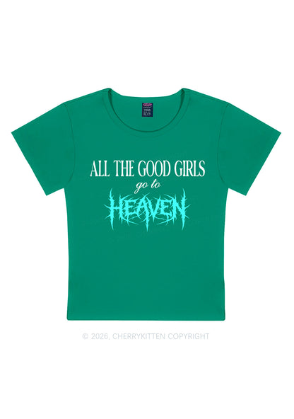 Good Girls Go To Heaven Y2K Baby Tee Cherrykitten