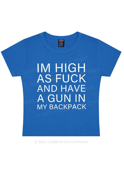 Im High Y2K Baby Tee Cherrykitten