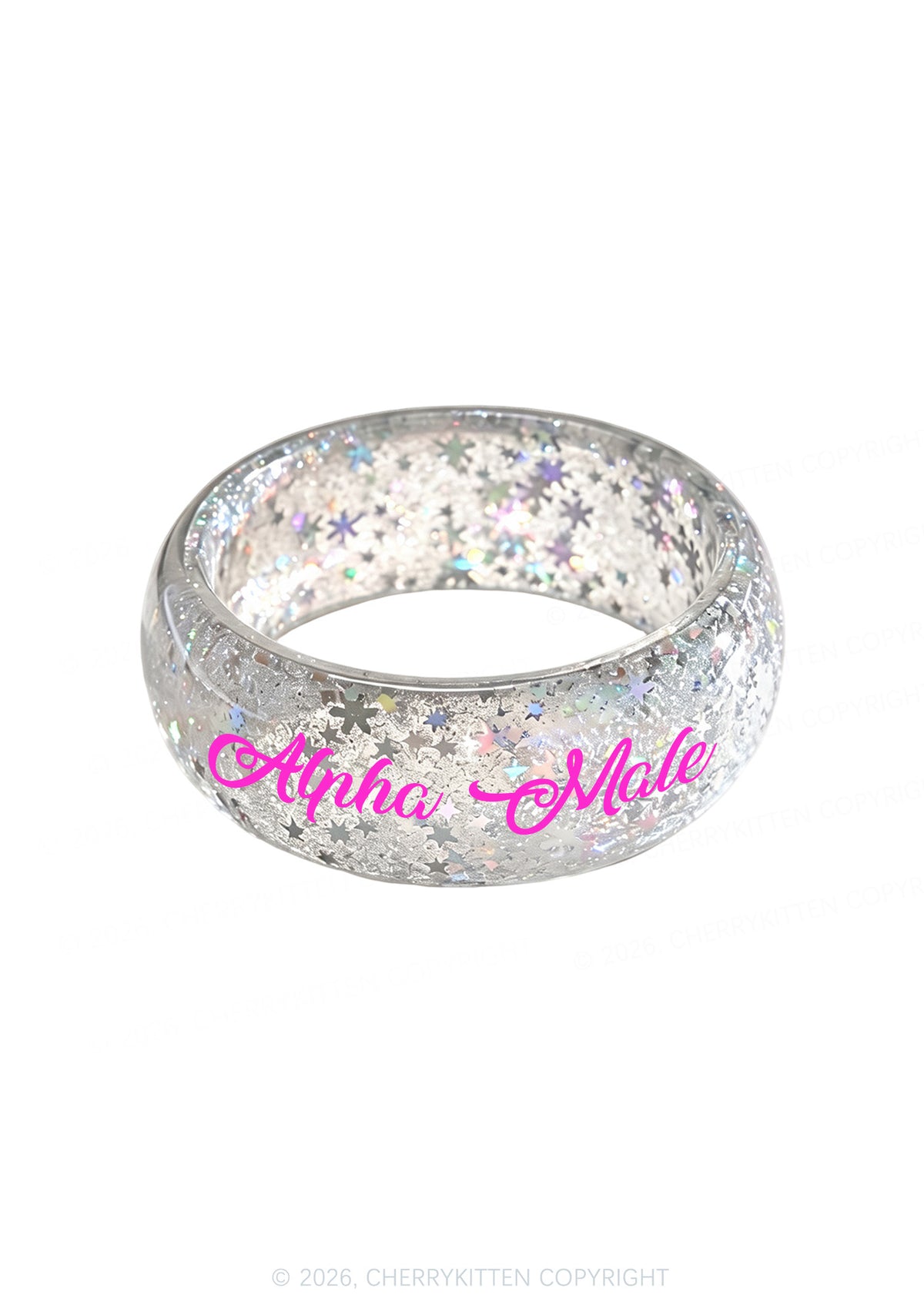 Alpha Male Y2K Cuff Bangle Cherrykitten