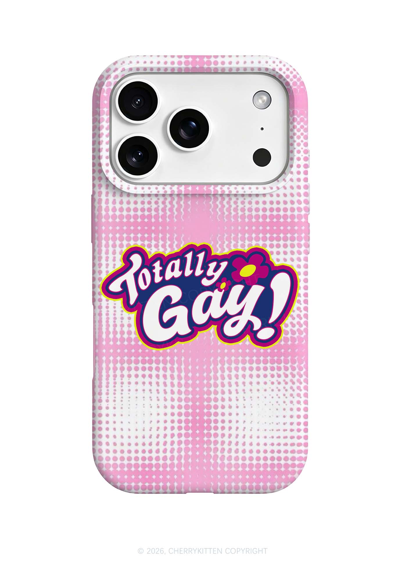 Totally Gay Pride Y2K Phone Case Cherrykitten