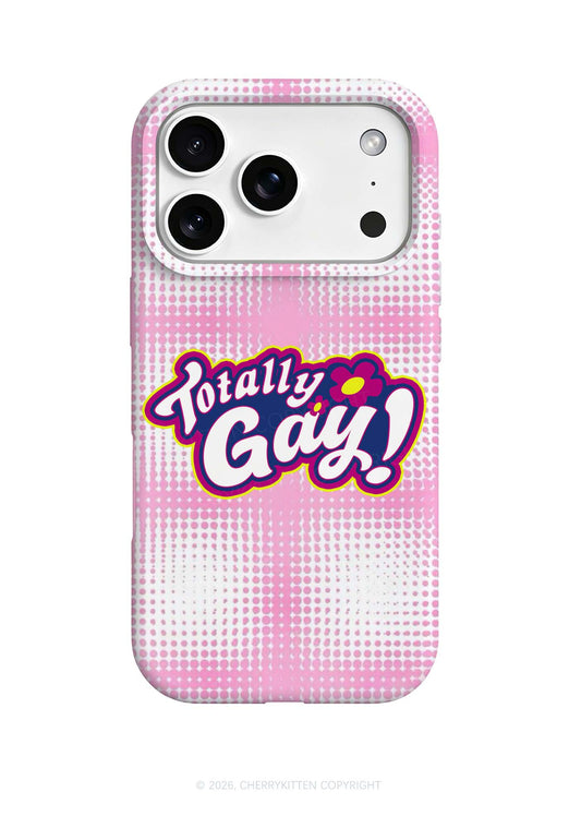 Totally Gay Pride Y2K Phone Case Cherrykitten