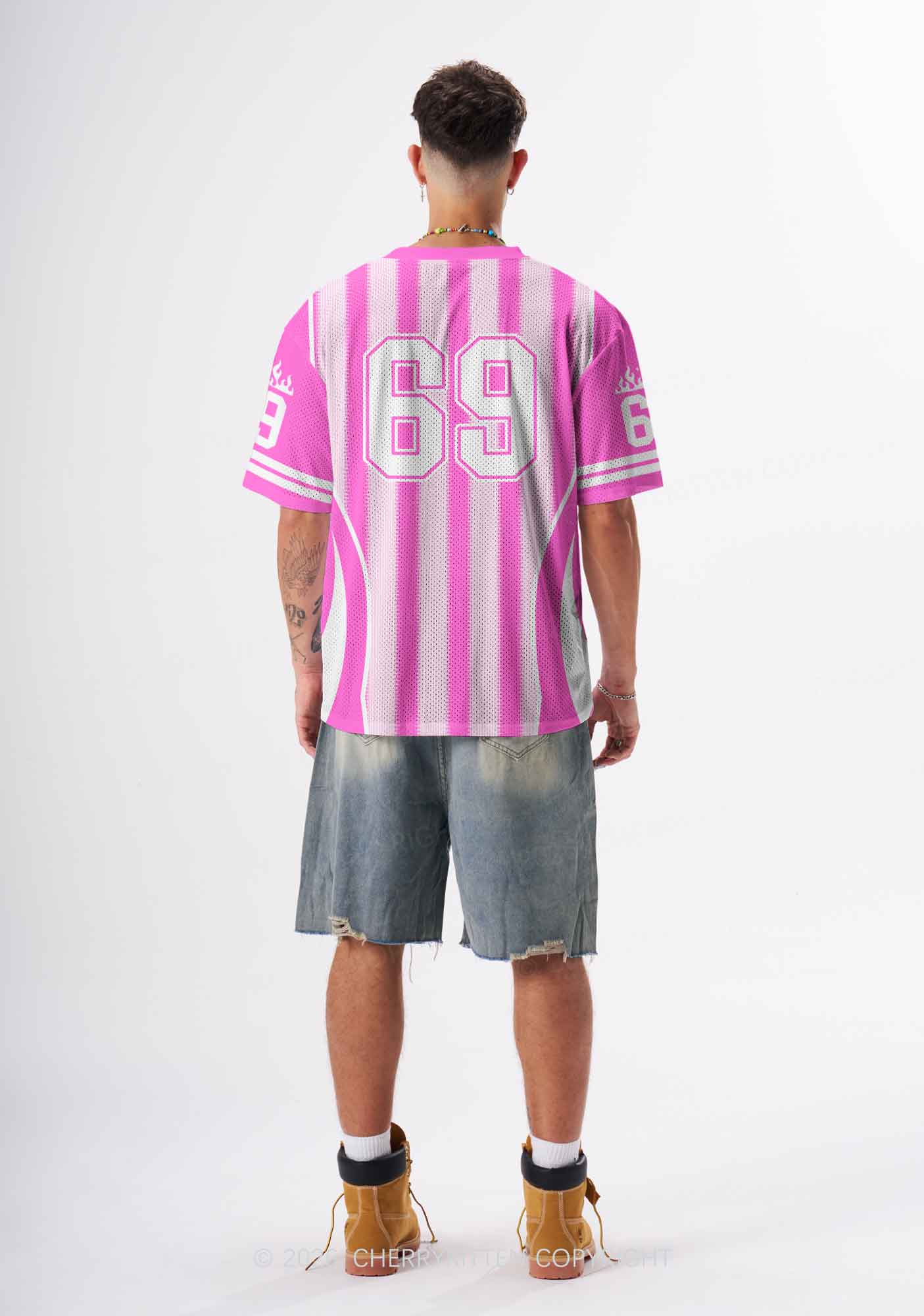 Rainbow K Pony Y2K Sport Jersey Shirts Cherrykitten