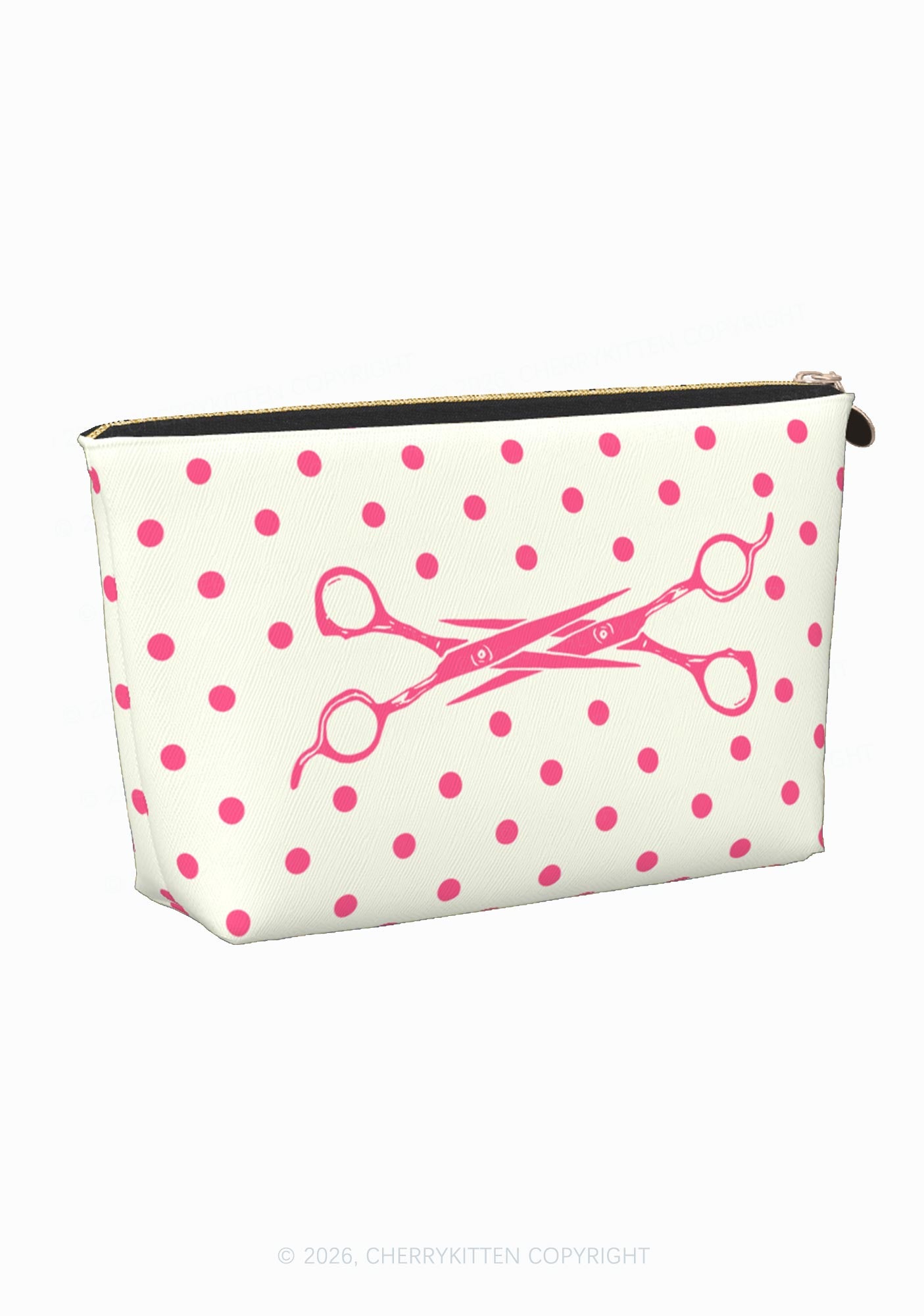 Pink Scissors Pride Y2K Makeup Bag Cherrykitten