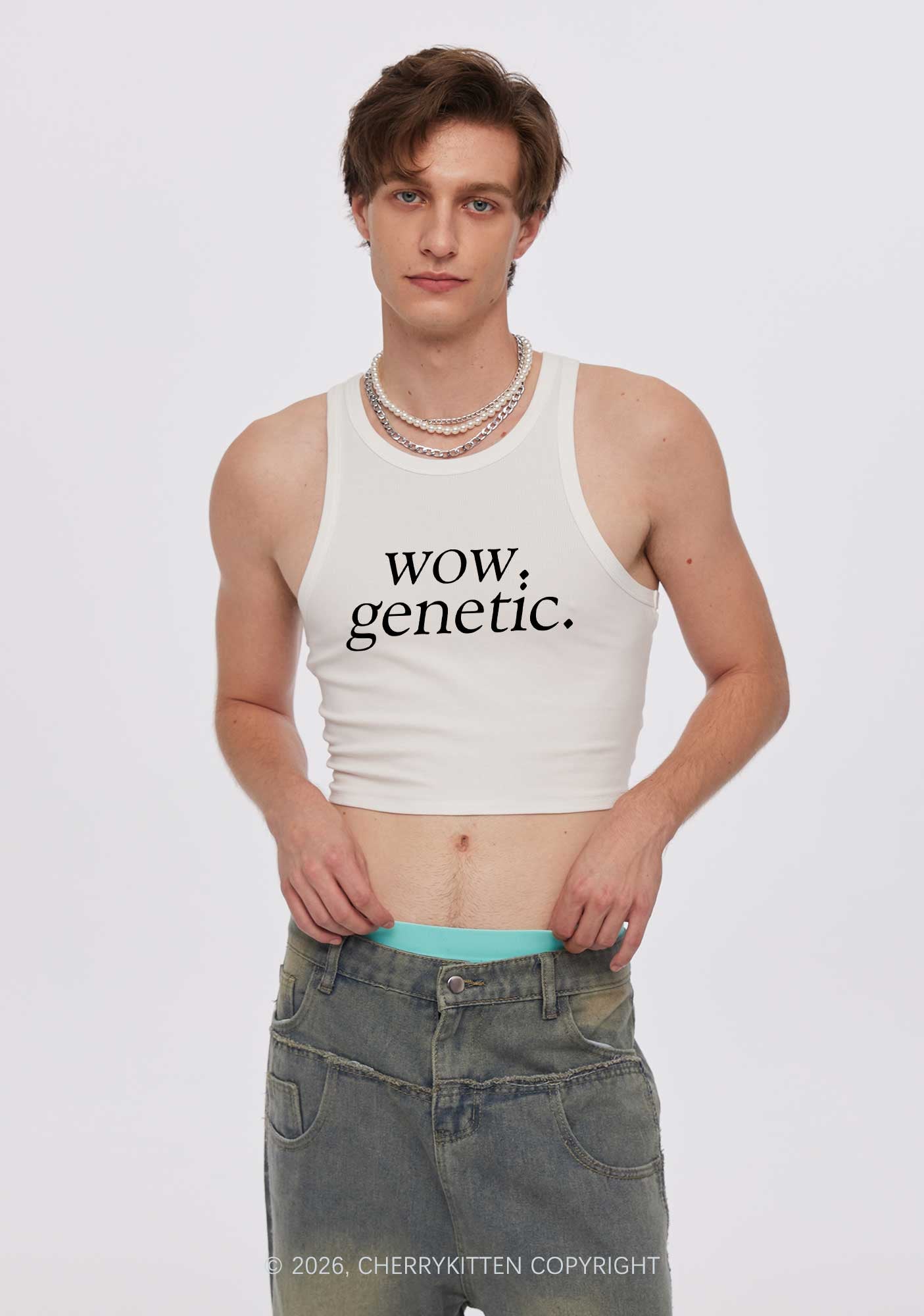 Wow Genetic HR Y2K Crop Tank Top Cherrykitten