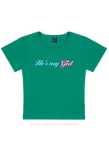 He Is My Girl Pride Y2K Baby Tee Cherrykitten