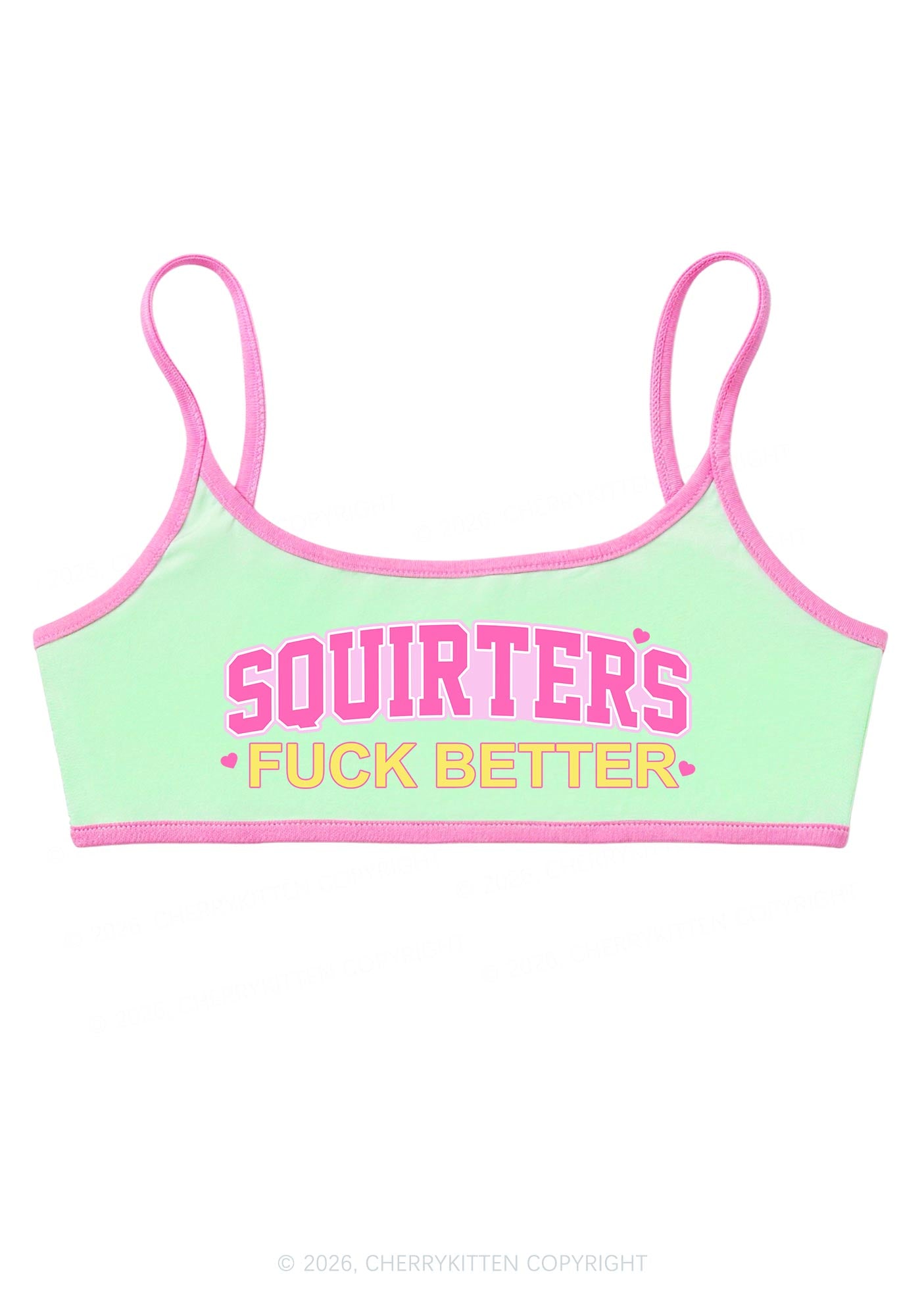 Squirters Fxxk Better Y2K Super Crop Cami Cherrykitten