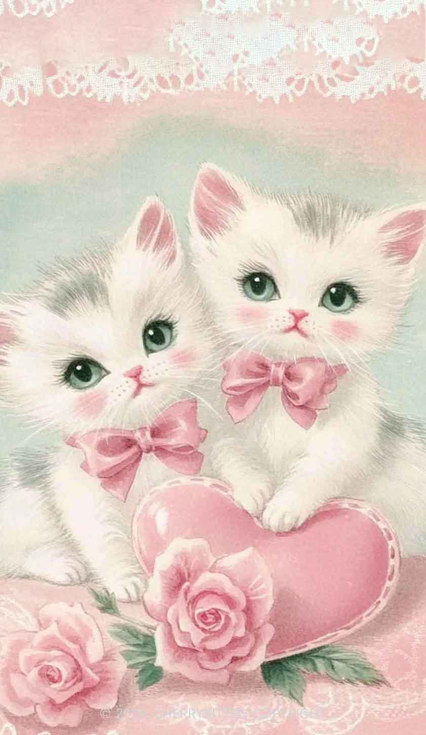 Rose Kitties Y2K Phone Case Cherrykitten