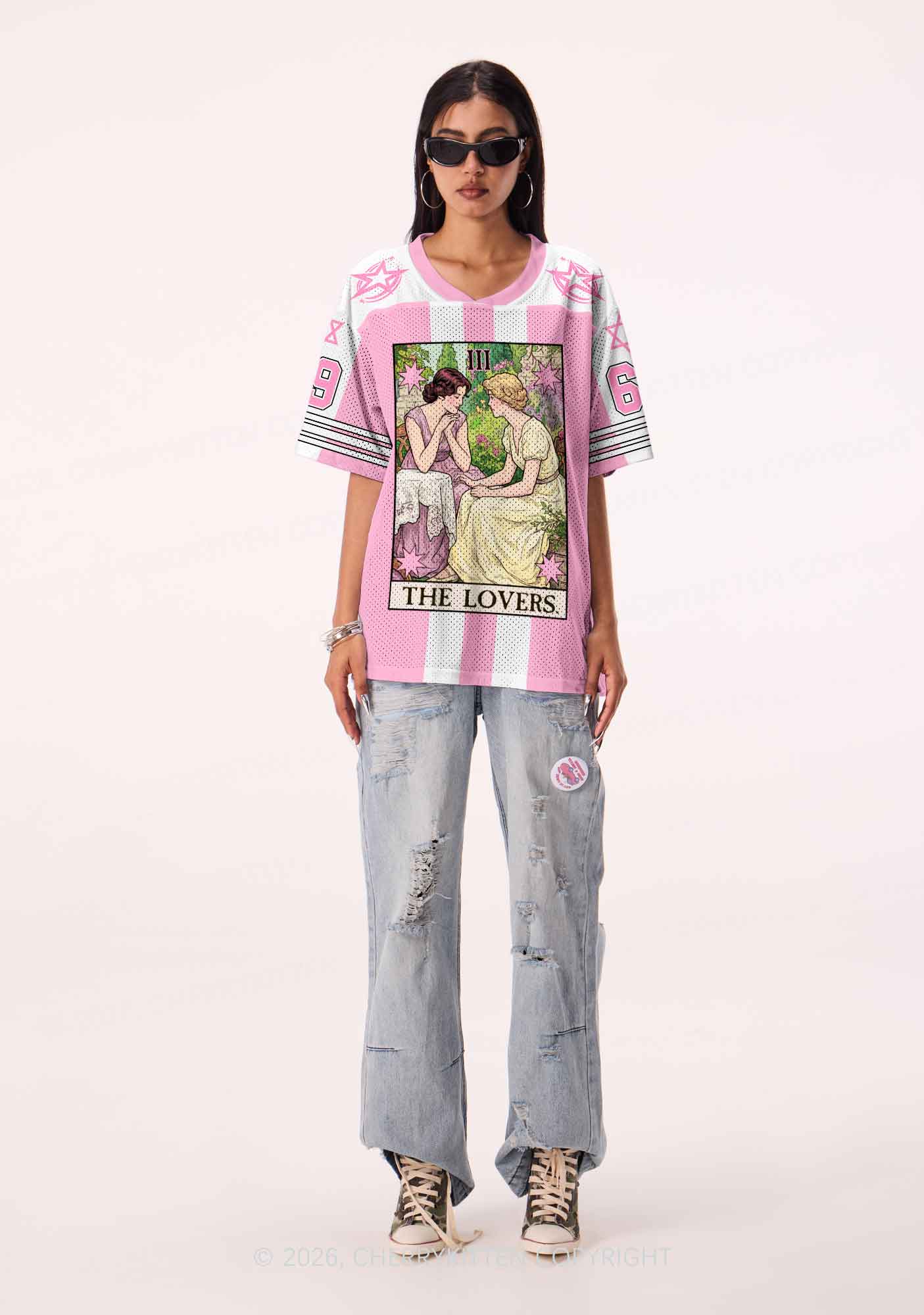 Garden Chat Pride Y2K Sport Jersey Shirts Cherrykitten