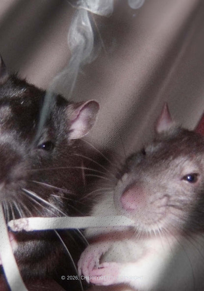 Smoking Rats Y2K Football Jersey Shirts Cherrykitten