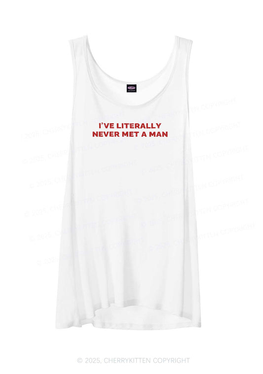 Never Met A Man Pride Y2K Sheer Boyfriend Tank Cherrykitten