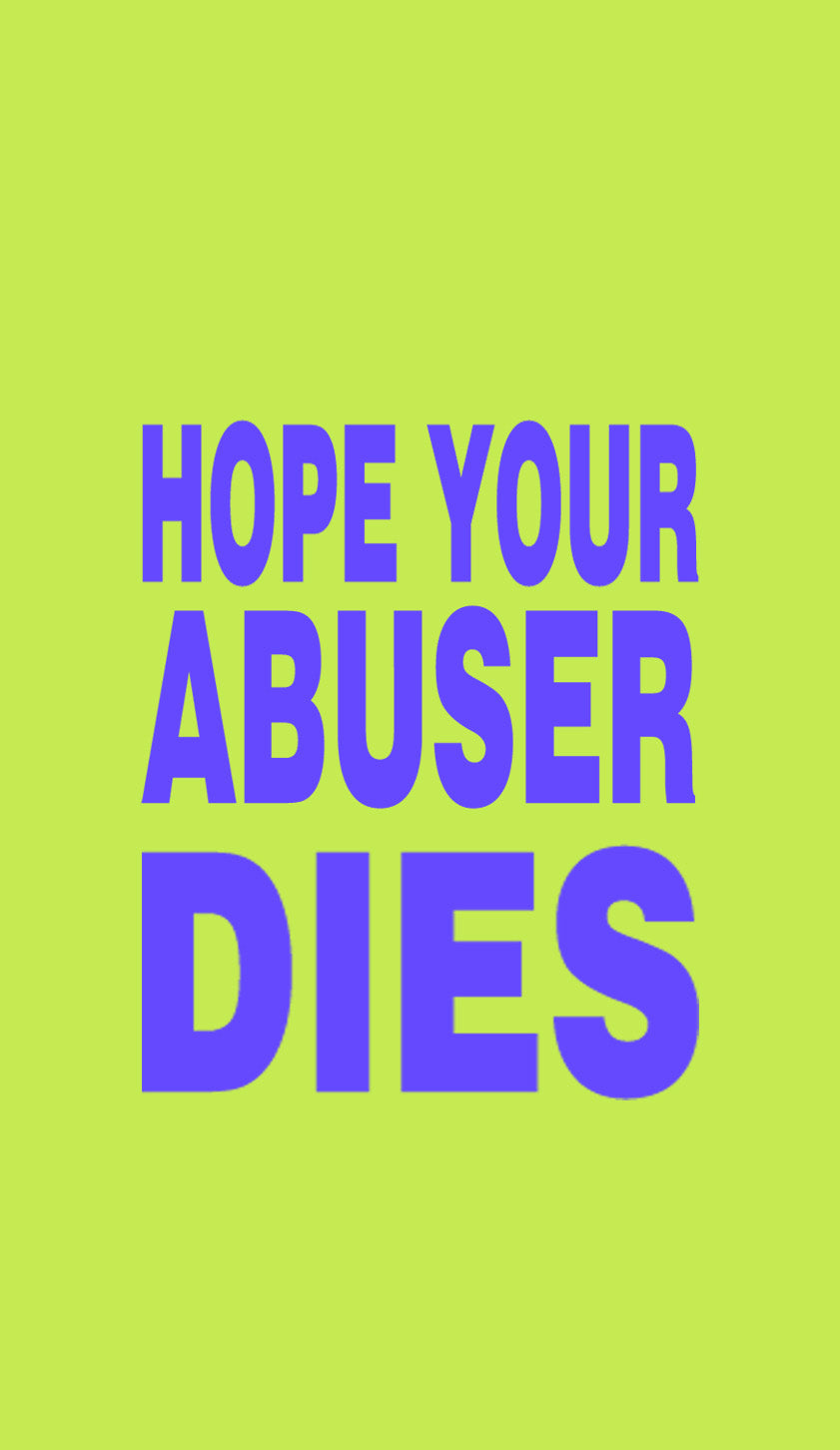 Hope Your Abuser Dies Y2K Phone Case Cherrykitten