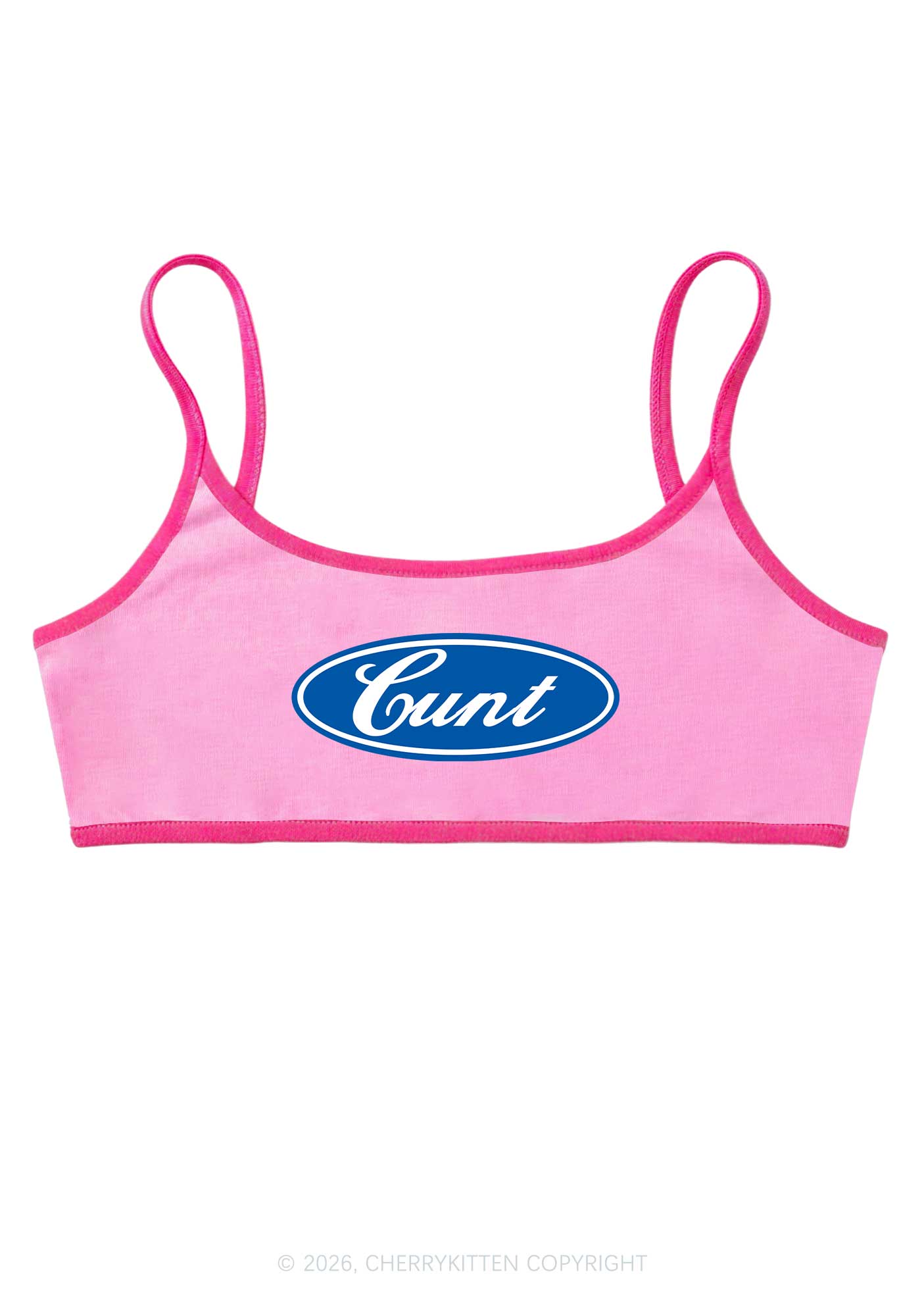 Oval Cxxt Y2K Super Crop Cami Cherrykitten