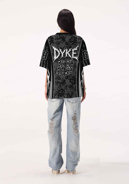 Punk Rivets Dyke Pride Y2K Sport Jersey Shirts Cherrykitten