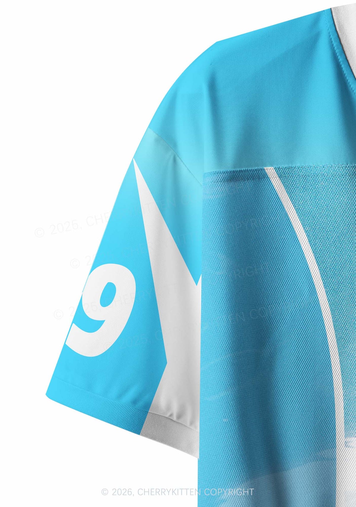 Swan Lovers Y2K Crop Sport Jersey Shirts Cherrykitten