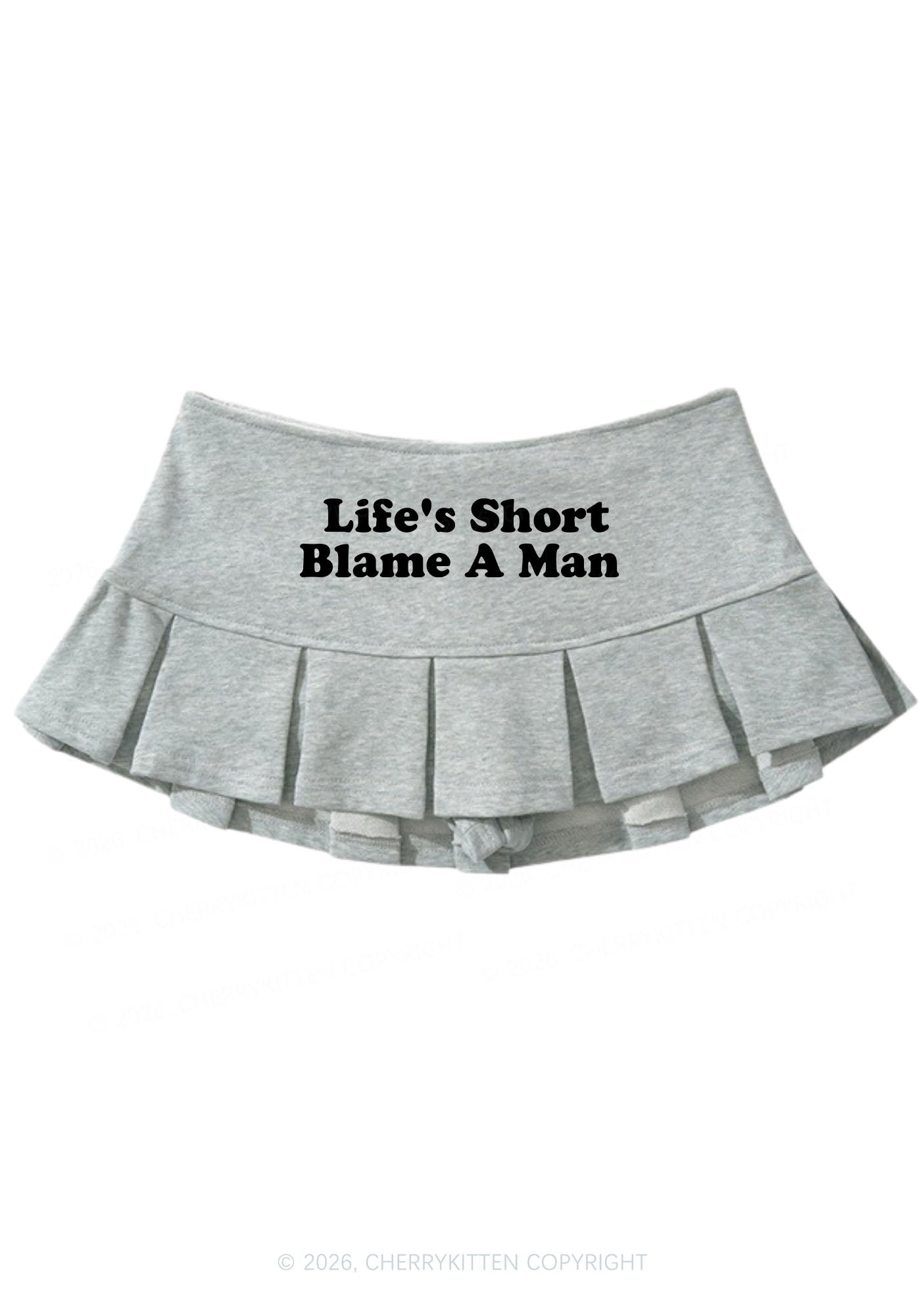 Blame A Man Y2K Mini Pleated Skirts Cherrykitten
