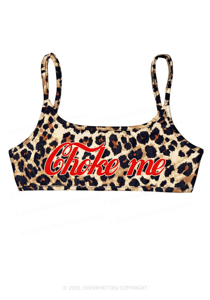 Choke Me Y2K Super Crop Cami Cherrykitten