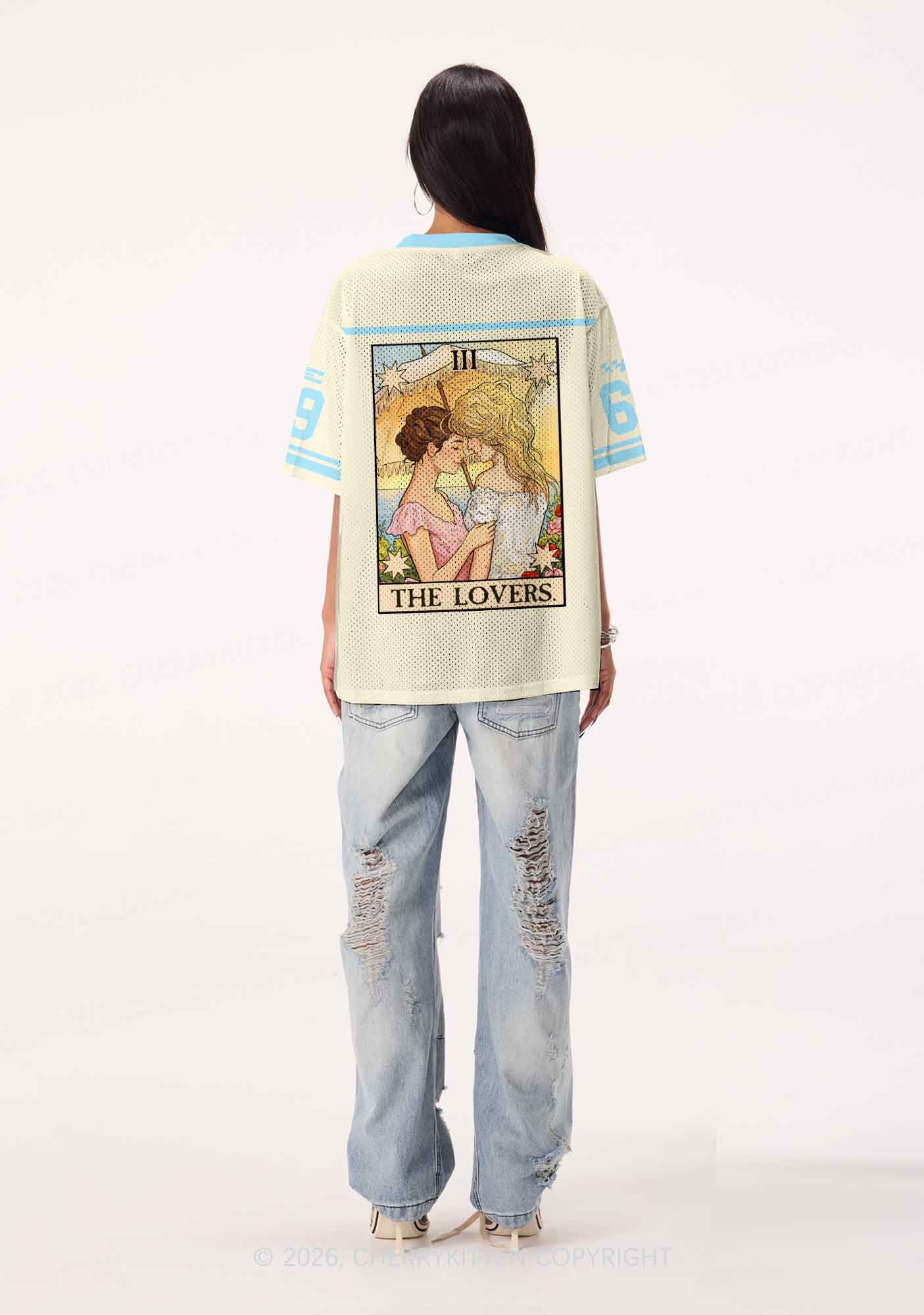 Vintage Beach Lesbian Lovers Pride Y2K Sport Jersey Shirts Cherrykitten