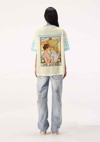 Vintage Beach Lesbian Lovers Pride Y2K Sport Jersey Shirts Cherrykitten