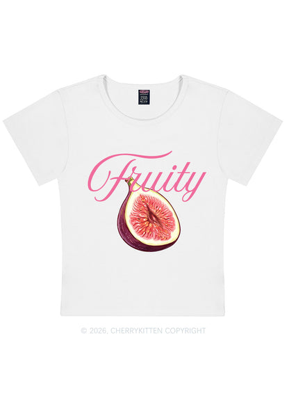 Fruity Fig Pride Y2K Baby Tee Cherrykitten