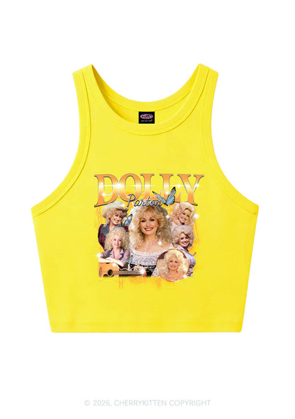 DP Vintage Portrait Y2K Crop Tank Top Cherrykitten