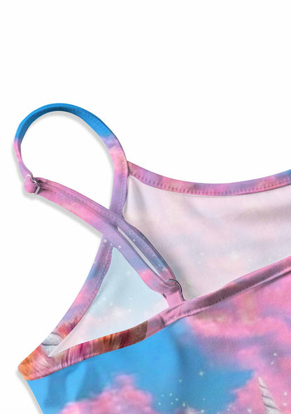 Unicorn Rat Pride Y2K Print Cami Crop Top Cherrykitten
