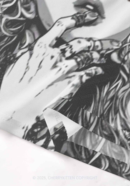 Girls Gaze Y2K Mesh Cami Tank Cherrykitten