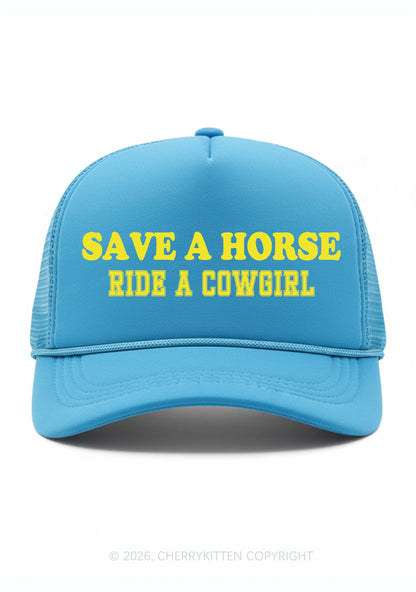 Ride A Cowgirl Y2K Trucker Hat Cherrykitten