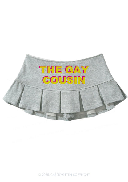 The Gay Cousin Pride Y2K Mini Pleated Skirts Cherrykitten