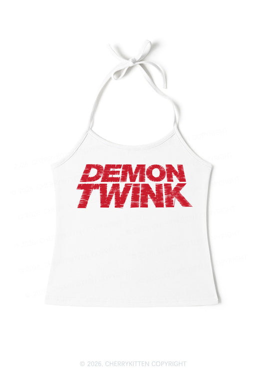Demon Twink Pride Y2K Halter Neck Cami Cherrykitten