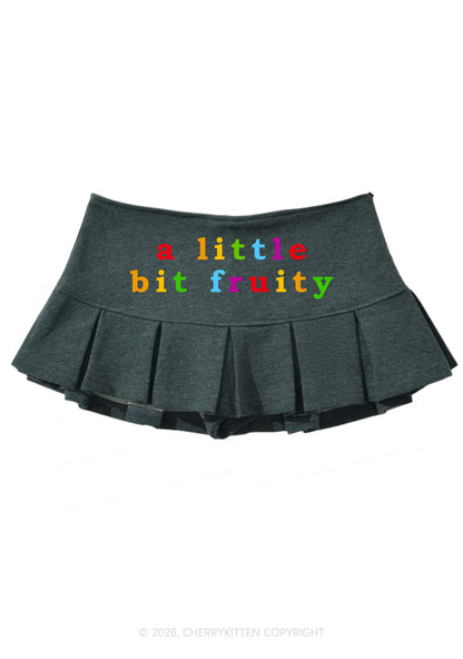 A Little Bit Fruity Pride Y2K Mini Pleated Skirts Cherrykitten