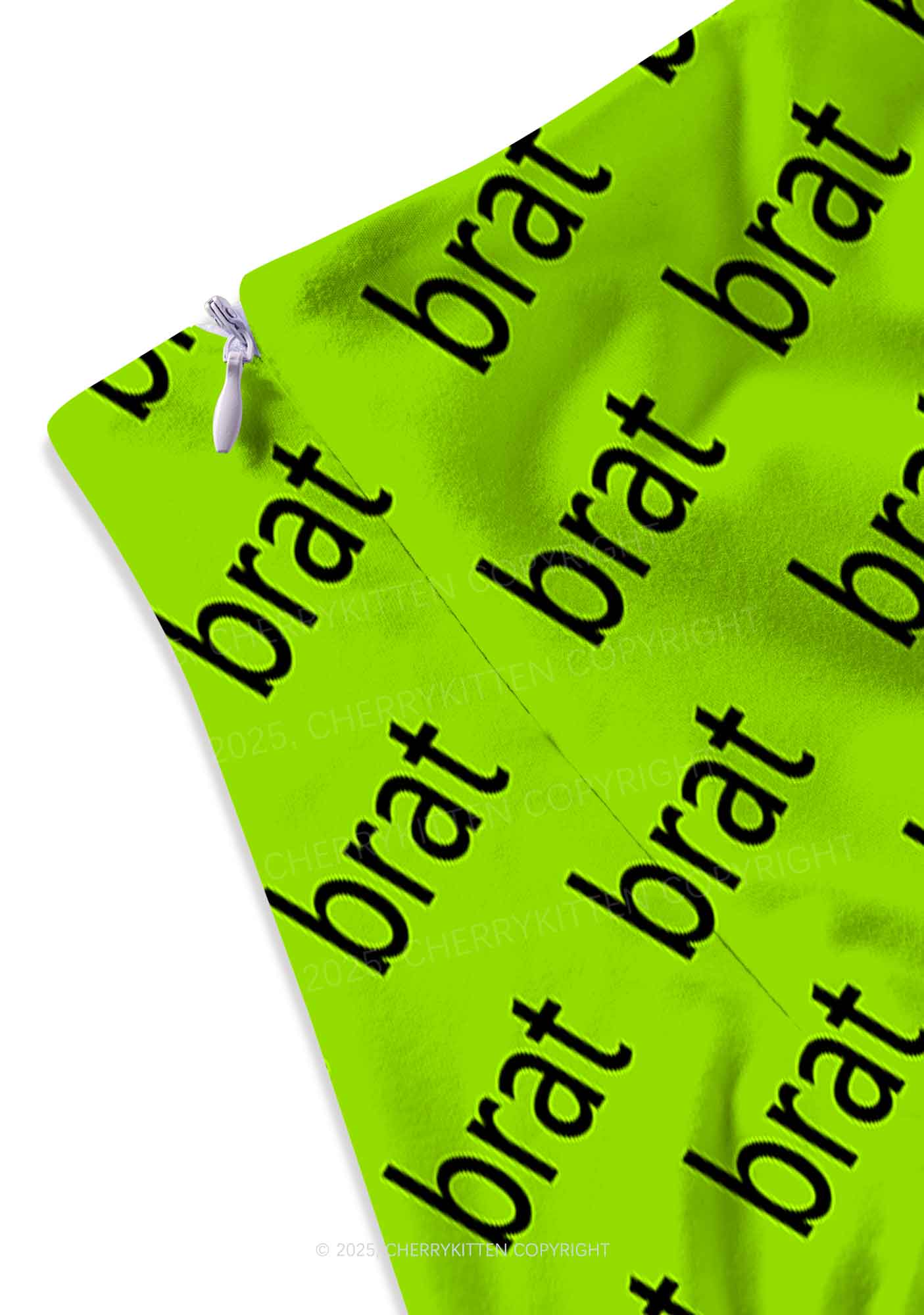 Brat Summer Y2K Print Mini Skirt Cherrykitten