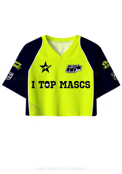 I Top Mascs Pride Y2K Crop Sport Jersey Shirts Cherrykitten