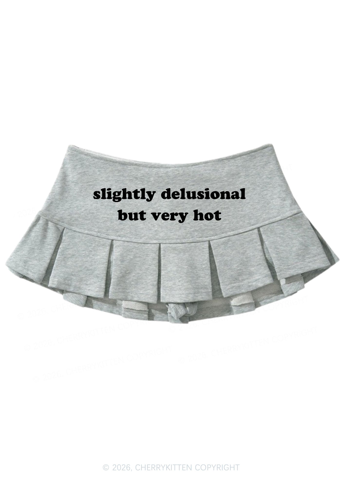 Slightly Delusional But Very Hot Y2K Mini Pleated Skirts Cherrykitten