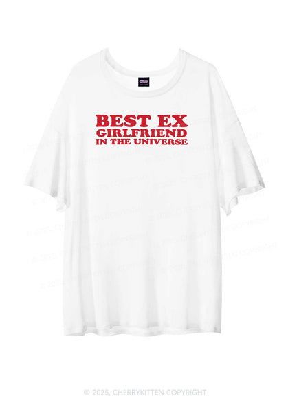 Universe Best Ex Girlfriend Y2K Sheer Boyfriend Tee Cherrykitten