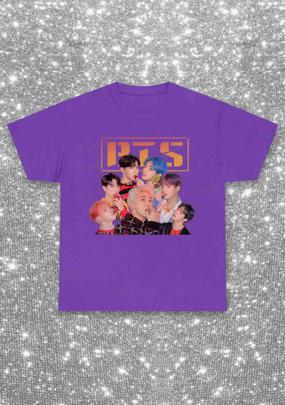 Fruit Bangtan Kpop Y2K Chunky Shirt Cherrykitten