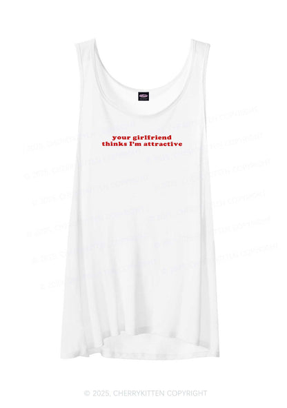 Im Attractive Pride Y2K Sheer Boyfriend Tank Cherrykitten