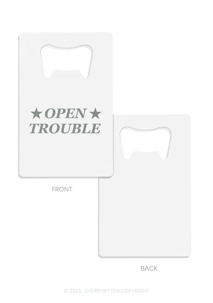 Open Trouble Y2K Credit Card Bottle Openers Cherrykitten