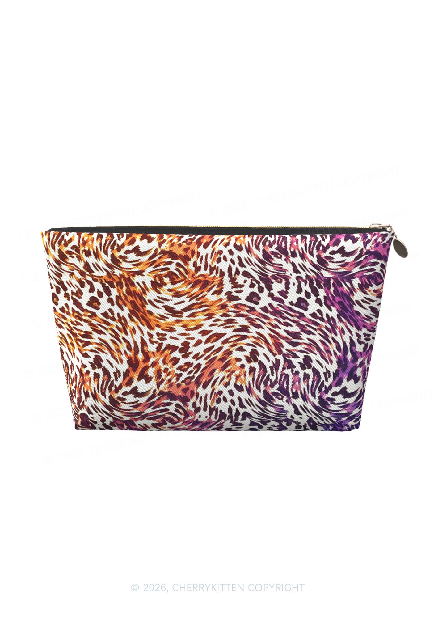 Lesbian Leopard Pride Y2K Makeup Bag Cherrykitten