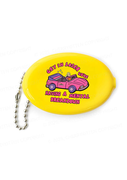 Get In Y2K Oval Mini Coin Pouch Cherrykitten