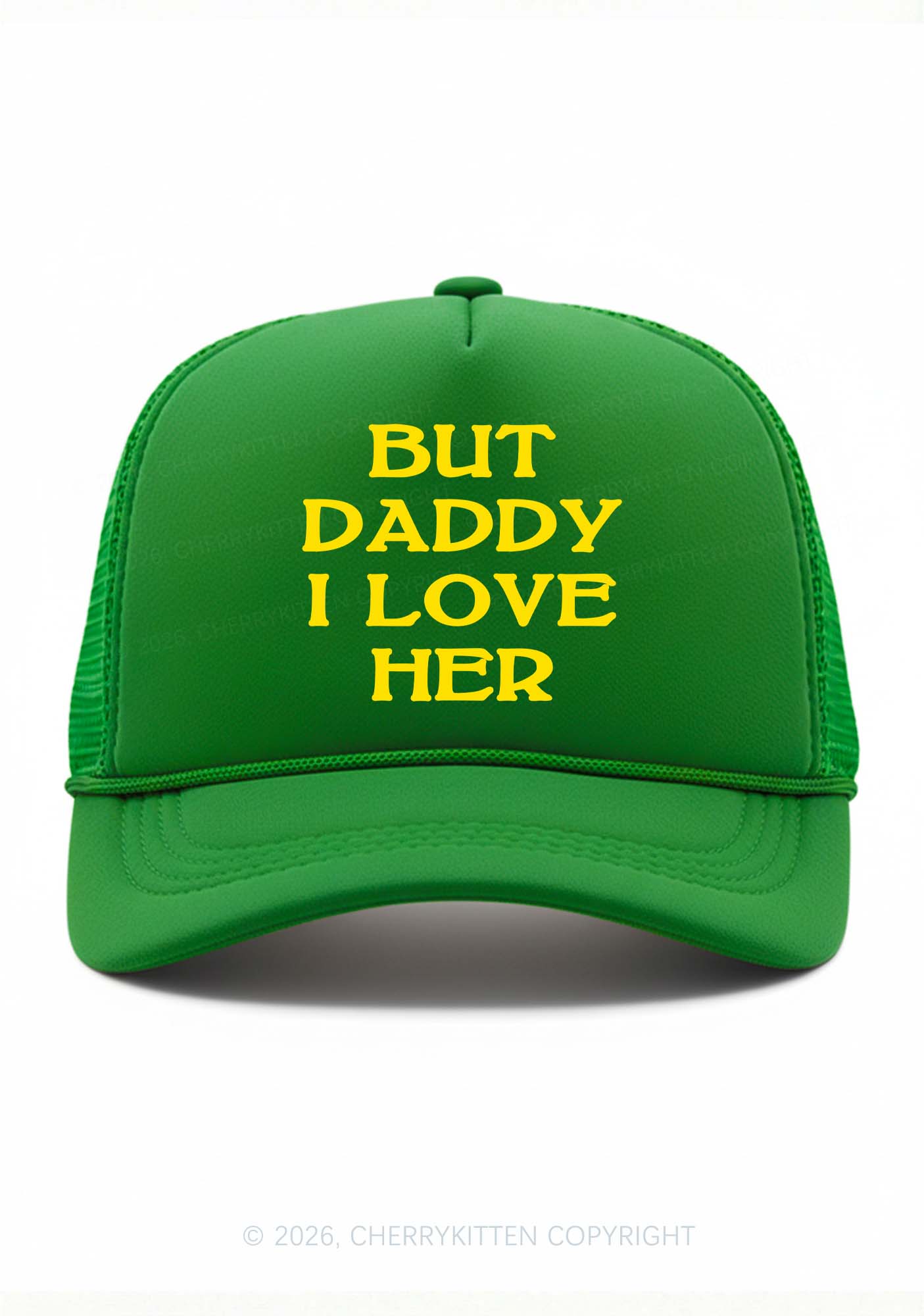 But Daddy I Love Her Pride Y2K Trucker Hat Cherrykitten