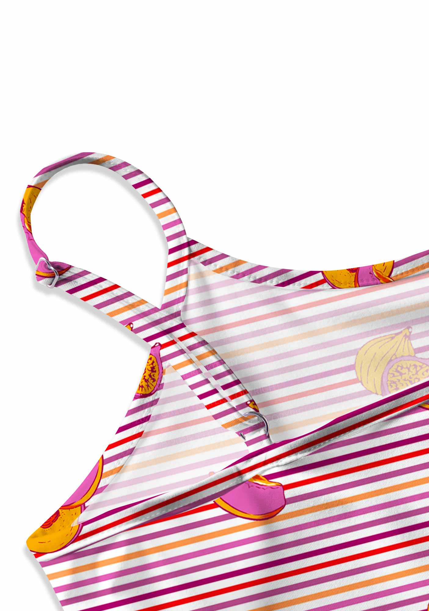 Peachy Lesbian Stripe Pride Y2K Print Cami Crop Top Cherrykitten