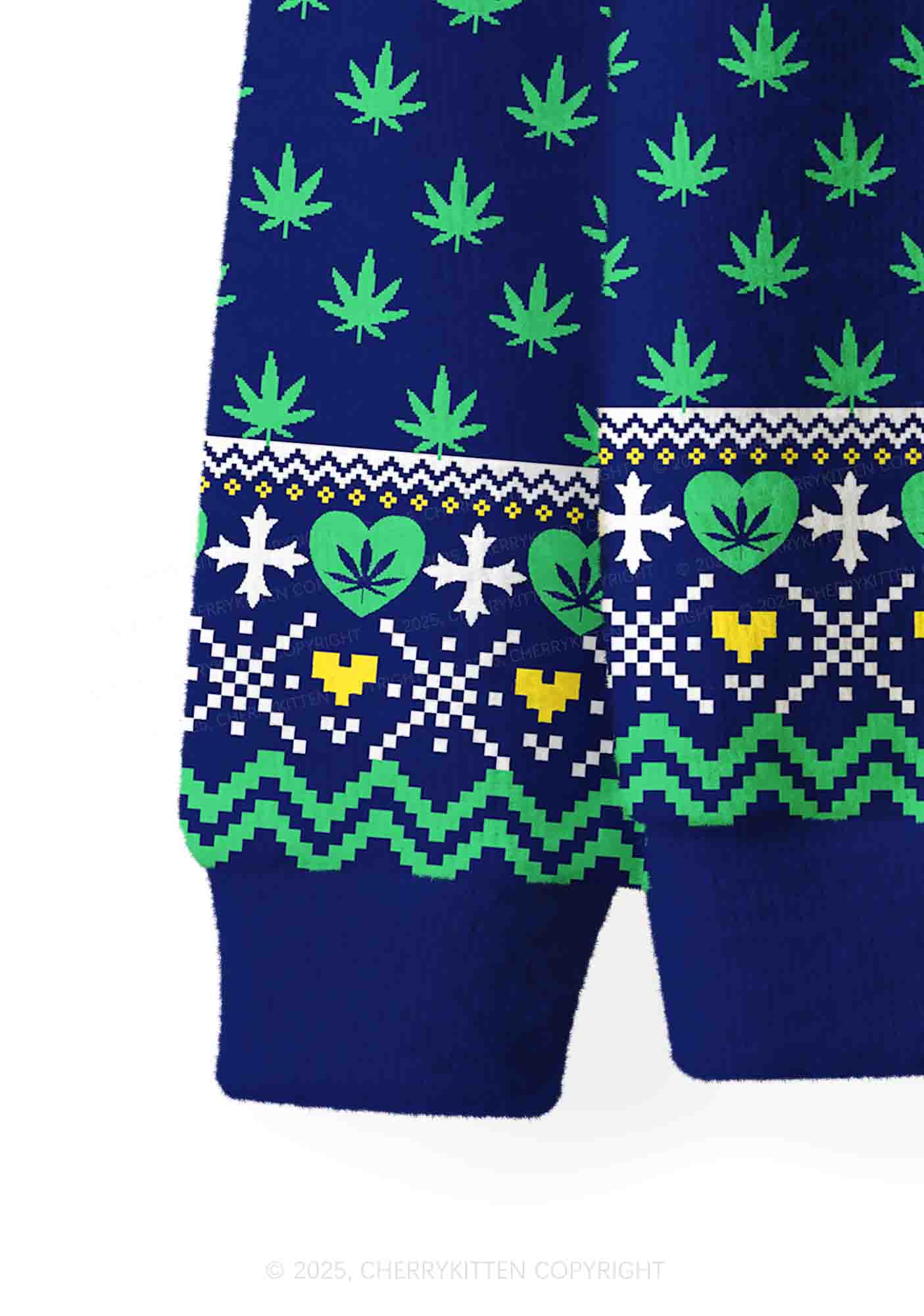 Special Cola Y2K Christmas Cardigan Knit Sweatshirt Cherrykitten